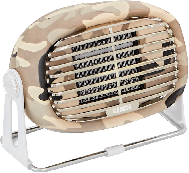 코드26 미니 팬히터, CODE-PTCF500WB, 카모플라쥬