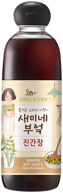 새미네부엌 진간장, 830ml, 1개