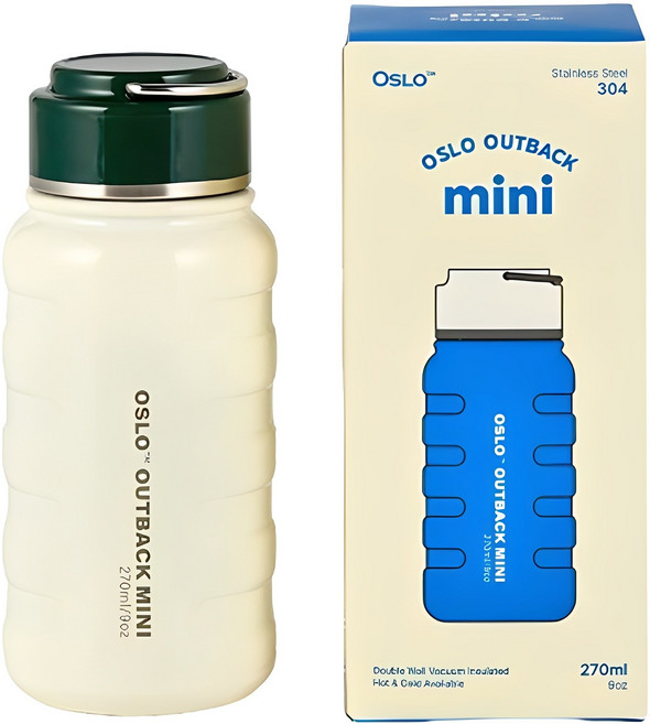 오슬로 아웃백 미니 텀블러, 화이트, 270ml, 1개