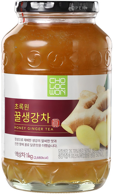 초록원 꿀생강차, 1kg, 1개입, 1개
