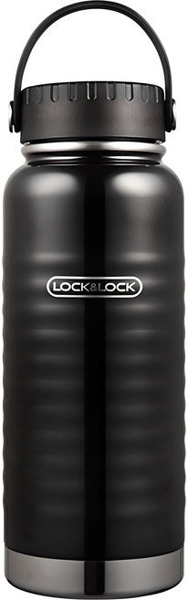 락앤락 웨이브 핸들 텀블러, 블랙, 900ml, 1개