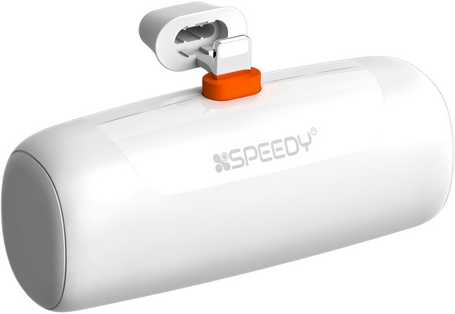 스피디 고속 도킹 보조배터리 8핀, 화이트, SPE-B2PA5PD20W8P(8핀)