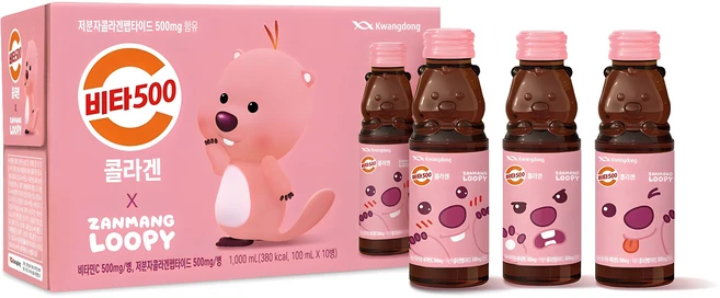 비타500 잔망루피 콜라겐, 100ml, 10개 - 쿠팡