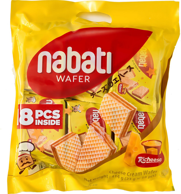 나바티 치즈맛 웨이퍼, 414g, 1개