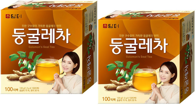 담터 둥굴레차, 1.2g, 100개입, 2개