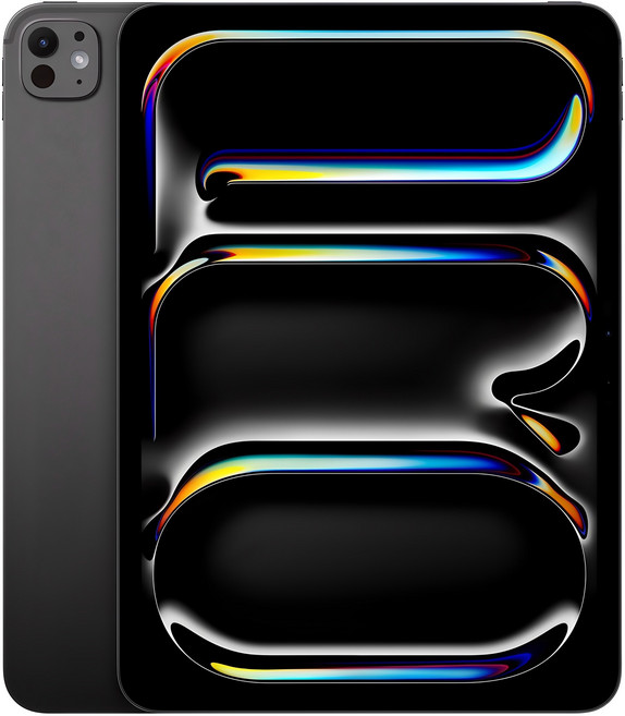 Apple 정품 2024 아이패드 프로 13 M4칩 스탠다드 글래스, 스페이스블랙, 256GB, Wi-Fi+Cellular