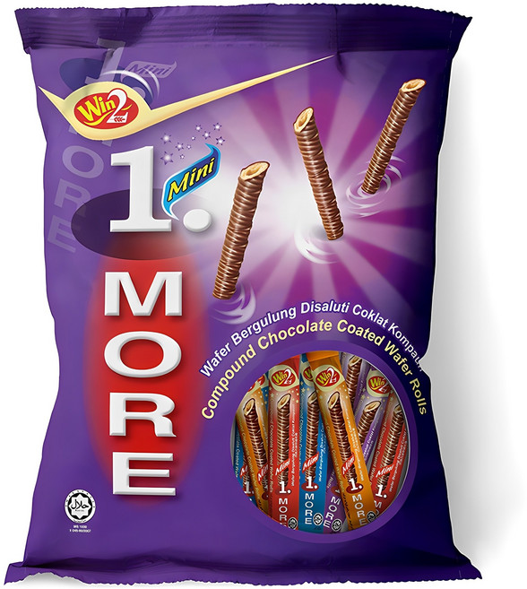윈윈푸드 원모어 초코 웨이퍼롤, 300g, 1개