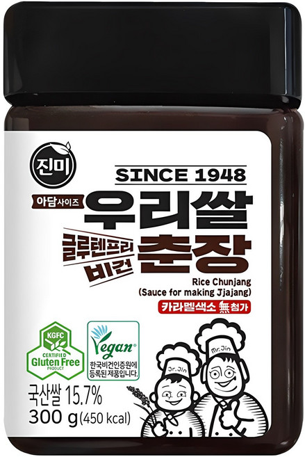 진미 우리쌀 춘장, 1개, 300g