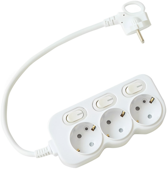 에코파워탭 개별 절전 멀티탭 3구 EPM 203N, 40cm, 혼합색상, 1개