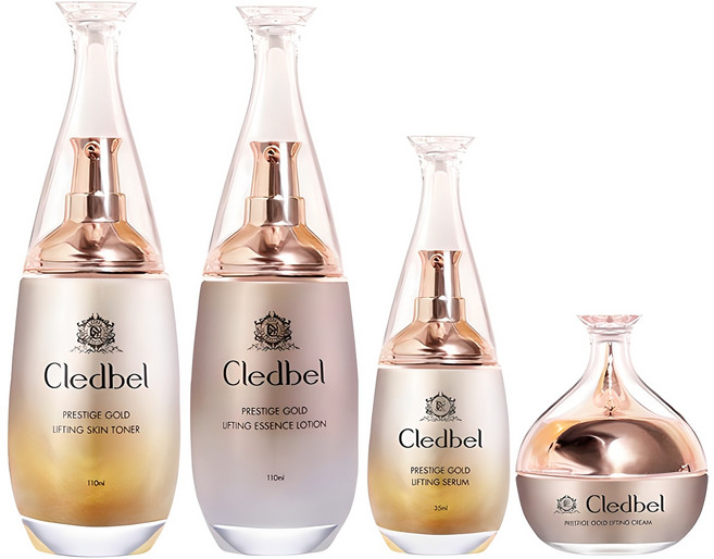 끌레드벨 프레스티지 골드 리프팅 기초화장품 4종 세트, 1세트