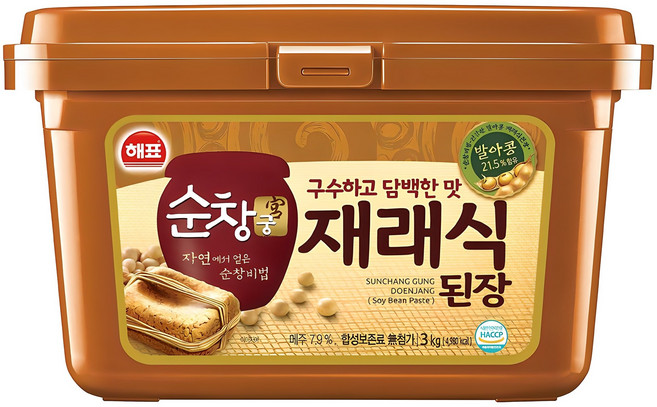 순창궁 재래식 된장, 3kg, 1개