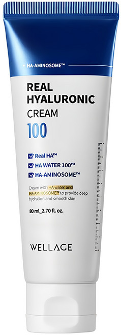 웰라쥬 리얼 히알루로닉 100 크림, 80ml, 1개