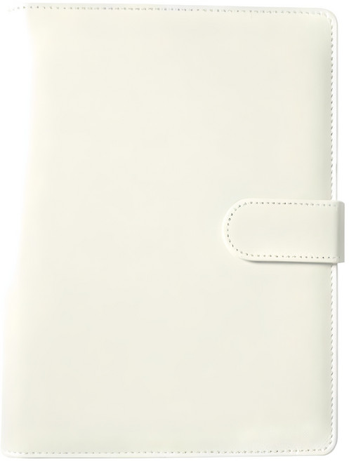 투영디자인 파스텔 마카롱 6공 포카바인더, 크림, 10매