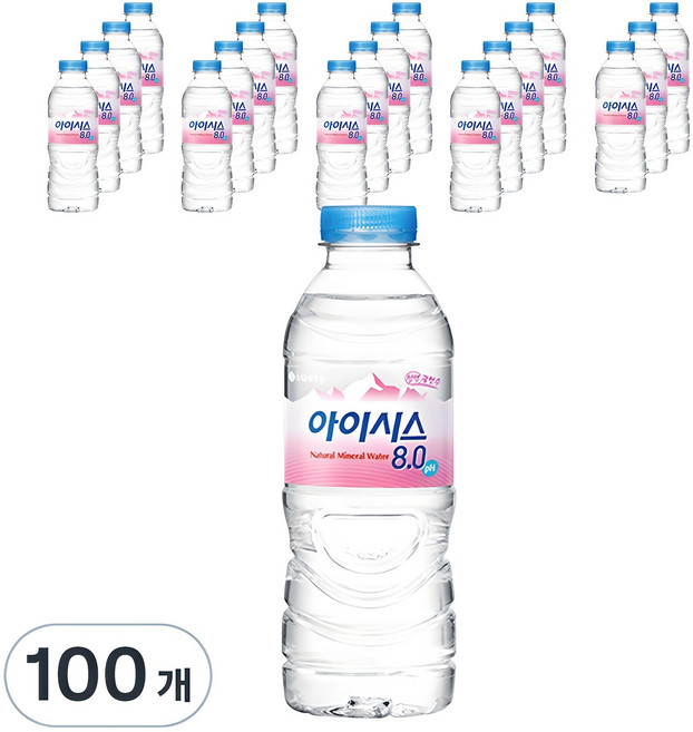 아이시스 8.0 생수, 300ml, 100개