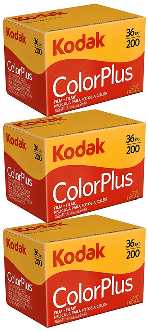 코닥 컬러 플러스 필름 200 135 36컷, 코닥 컬러플러스 200, 3개