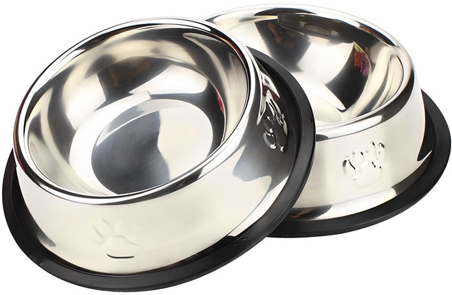 티티펫 스텐 펫 식기 15.5cm, 2개