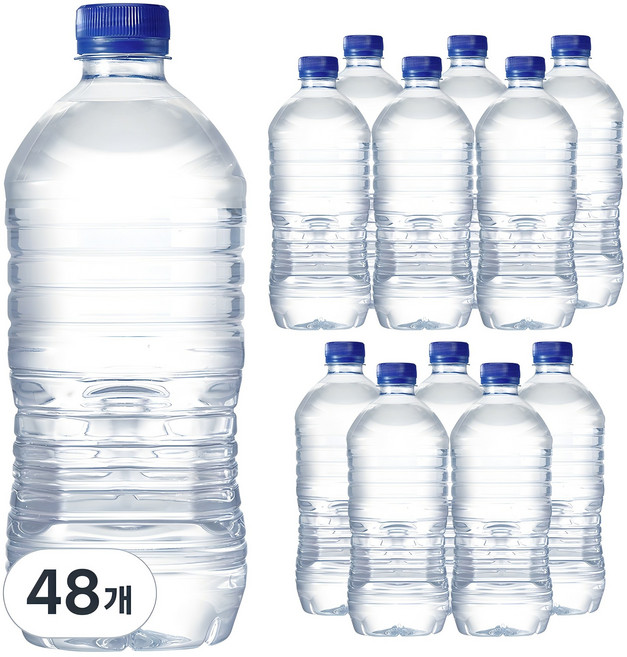 먹는샘물산수 에브리데이 산수 무라벨, 1L, 48개