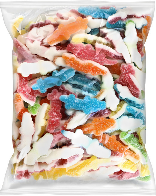Fini 슈가 크로커다일 모양 젤리, 1kg, 1개