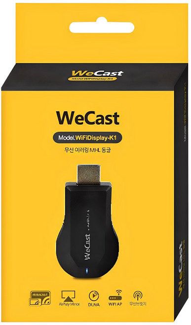 유니콘 무선 미러링 MHL 동글, WIFI Display K1, 1개