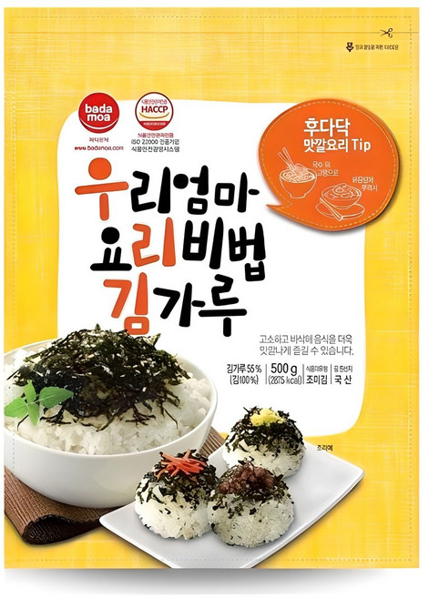 바다모아 우리엄마 요리비법 김가루, 500g, 1개