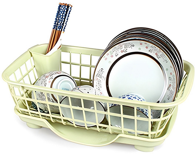 블럭마트 주방 심플 식기건조대, 1단, 랜덤 발송, 1개