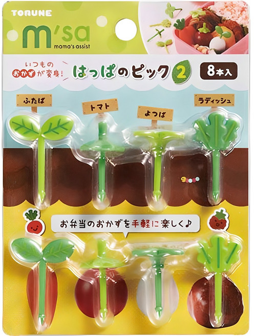 토루네 잎사귀 도시락픽 2, 본상품선택, 1세트, 8개