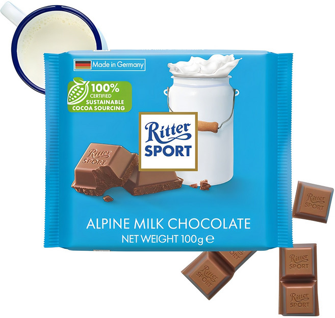 리터스포트 알파인 밀크초콜릿, 100g, 1개