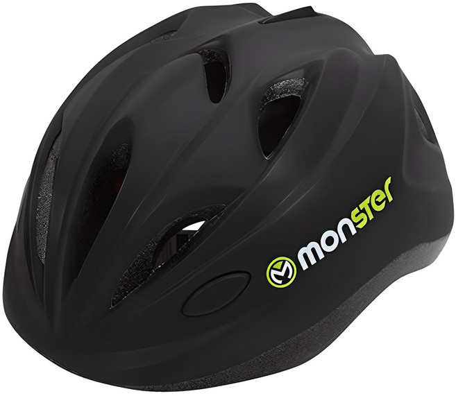 몬스터 아동용 인라인 헬멧 BH306, 블랙, 1개