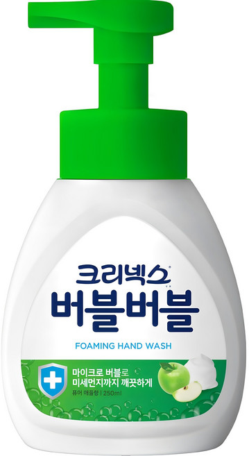 크리넥스 버블버블 핸드워시 퓨어애플, 250ml, 1개
