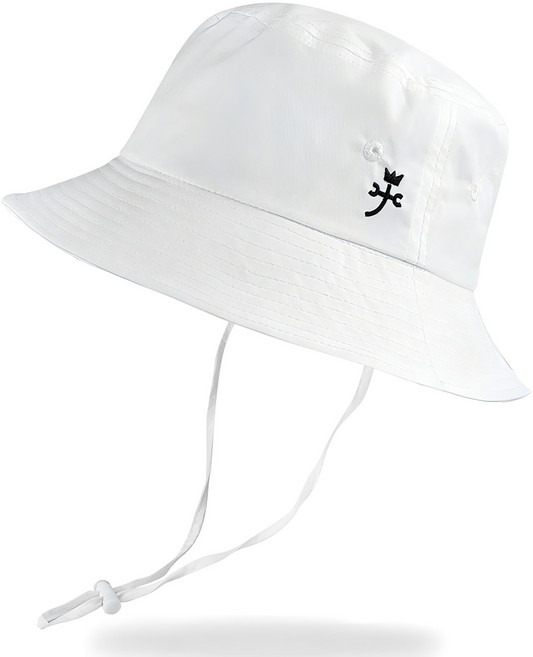 까스텔바작 슬림 버킷햇 면 골프모자, WHITE, 1개