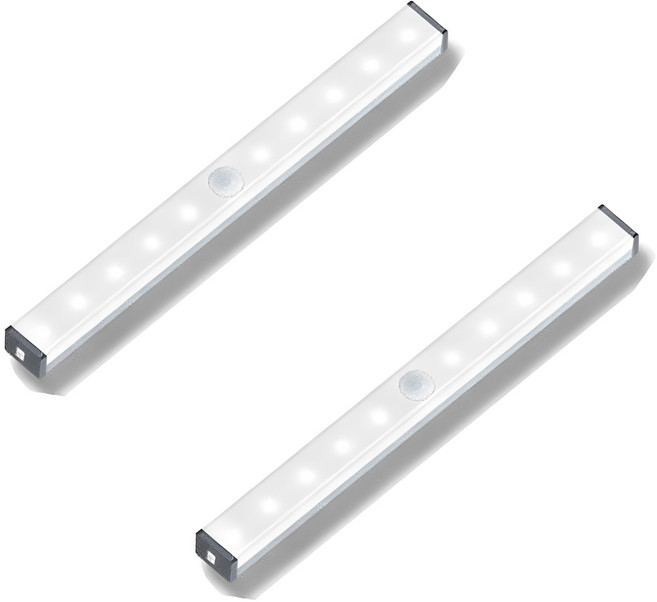 노바리빙 LED 무선 충전식 210mm 센서등, 주광색, 2개