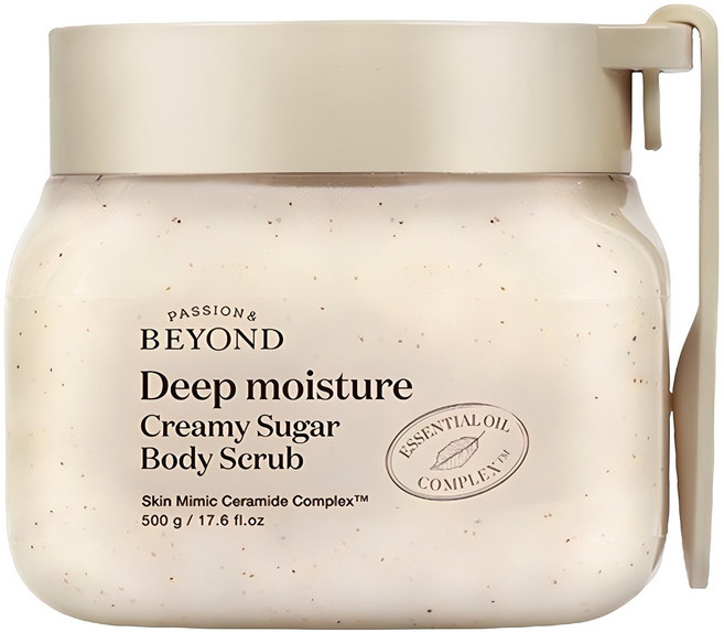 비욘드 딥 모이스처 크리미 슈가 바디 스크럽, 500g, 1개