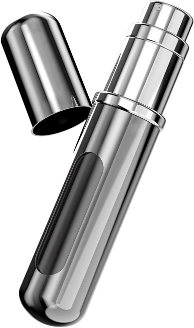 소이소이 펌핑식 향수 리필 공병 6ml, 실버, 1개