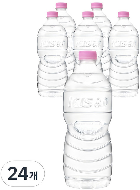 아이시스 8.0 에코 생수 무라벨, 1L, 24개