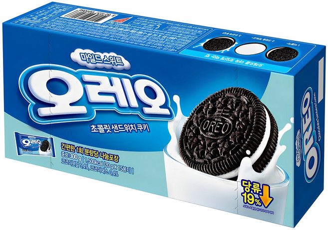 오레오 마일드스위트 초콜릿샌드위치 쿠키, 300g, 1개