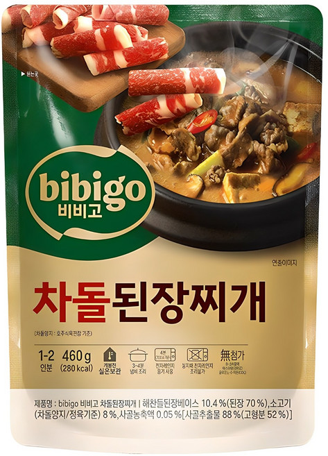 비비고 차돌된장찌개, 460g, 1개