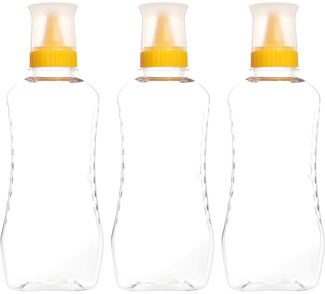 병도매닷컴 프리미엄 마개 꿀 페트 600g, 600ml, 3개