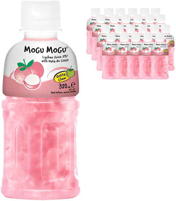 모구모구 과채음료 리치맛, 320ml, 24개