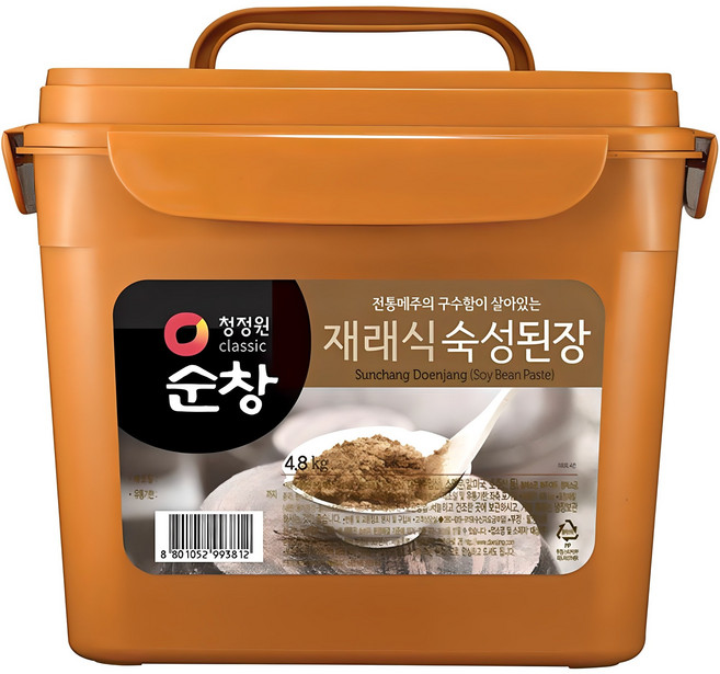 청정원순창 재래식 숙성된장, 4.8kg, 1개