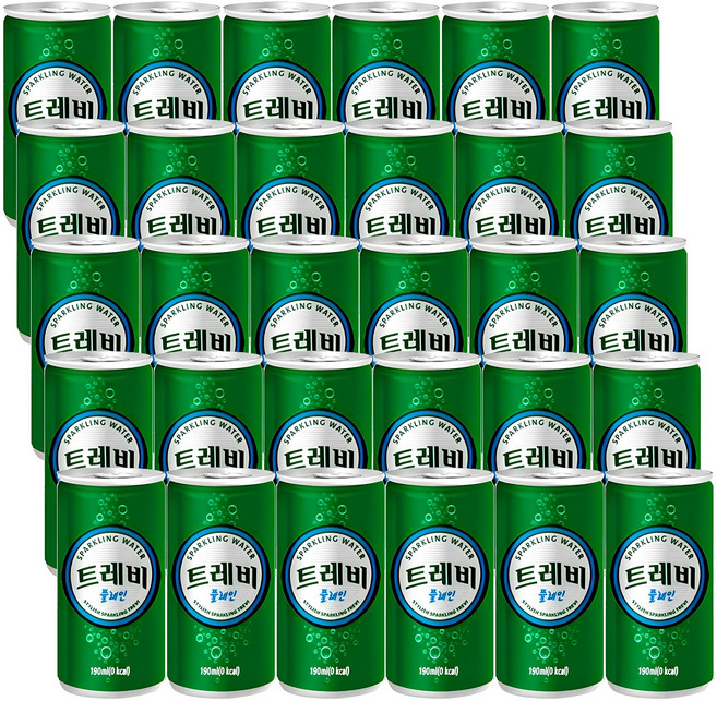 트레비 플레인, 190ml, 30개