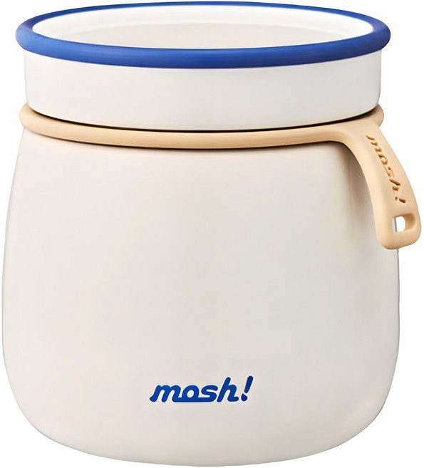 모슈 보온보냉 라떼 푸드자, 화이트, 480ml, 1개