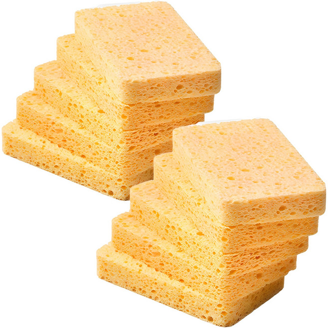 코멧 키친 셀룰로오스 스펀지 수세미, 10개입, 1개