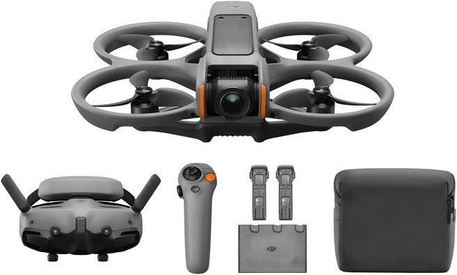 DJI Avata 2 플라이 모어 콤보 + 배터리 3개 촬영용 카메라 드론, 혼합색상, 1세트