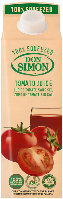 돈시몬 생과일 착즙 100% 토마토주스, 1L, 1개
