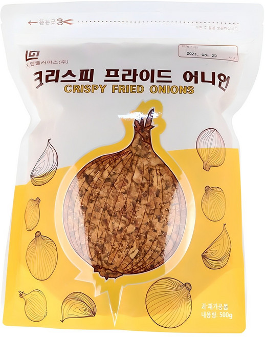 양파후레이크 크리스피 프라이드 어니언, 1개, 500g