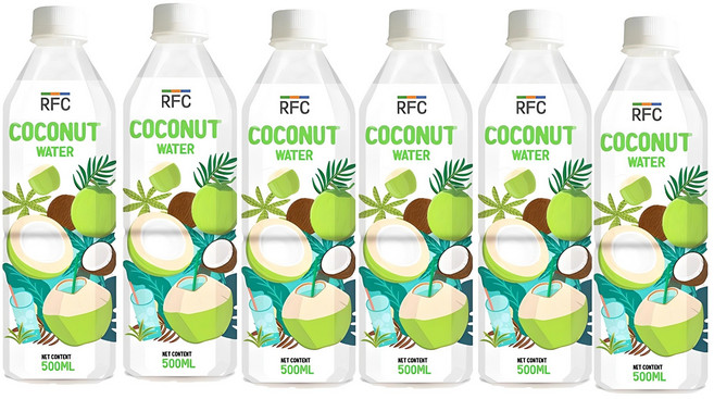 탄도 RFC 코코넛 워터 100%, 500ml, 6개