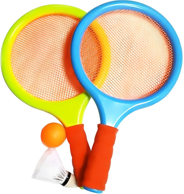 멀티 라켓볼 완구 세트, 혼합색상, 1세트
