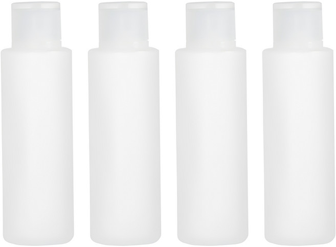 디오셀 깔끔정리 다용도 소분 공병 100ml, 화이트, 4개