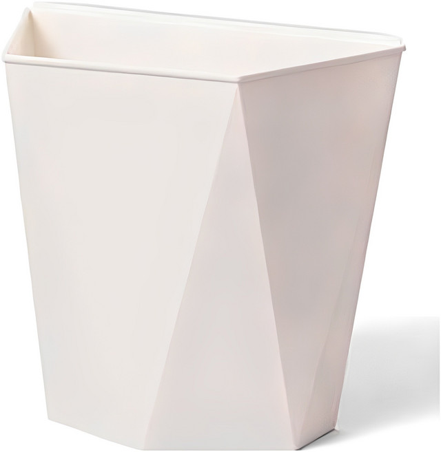 이즈리빙 싱크대 도어 걸이 휴지통 6L, 아이보리