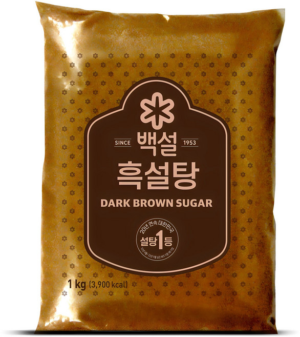 백설 흑설탕, 1kg, 1개